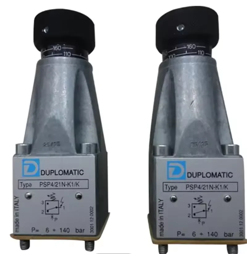 DUPLOMATIC PSP6 PSP2 PSP4 Series PSP6/21N-K1/K PSP4/21N-K1/K PSP2/21N-K1/K Plunger Pressure Relay